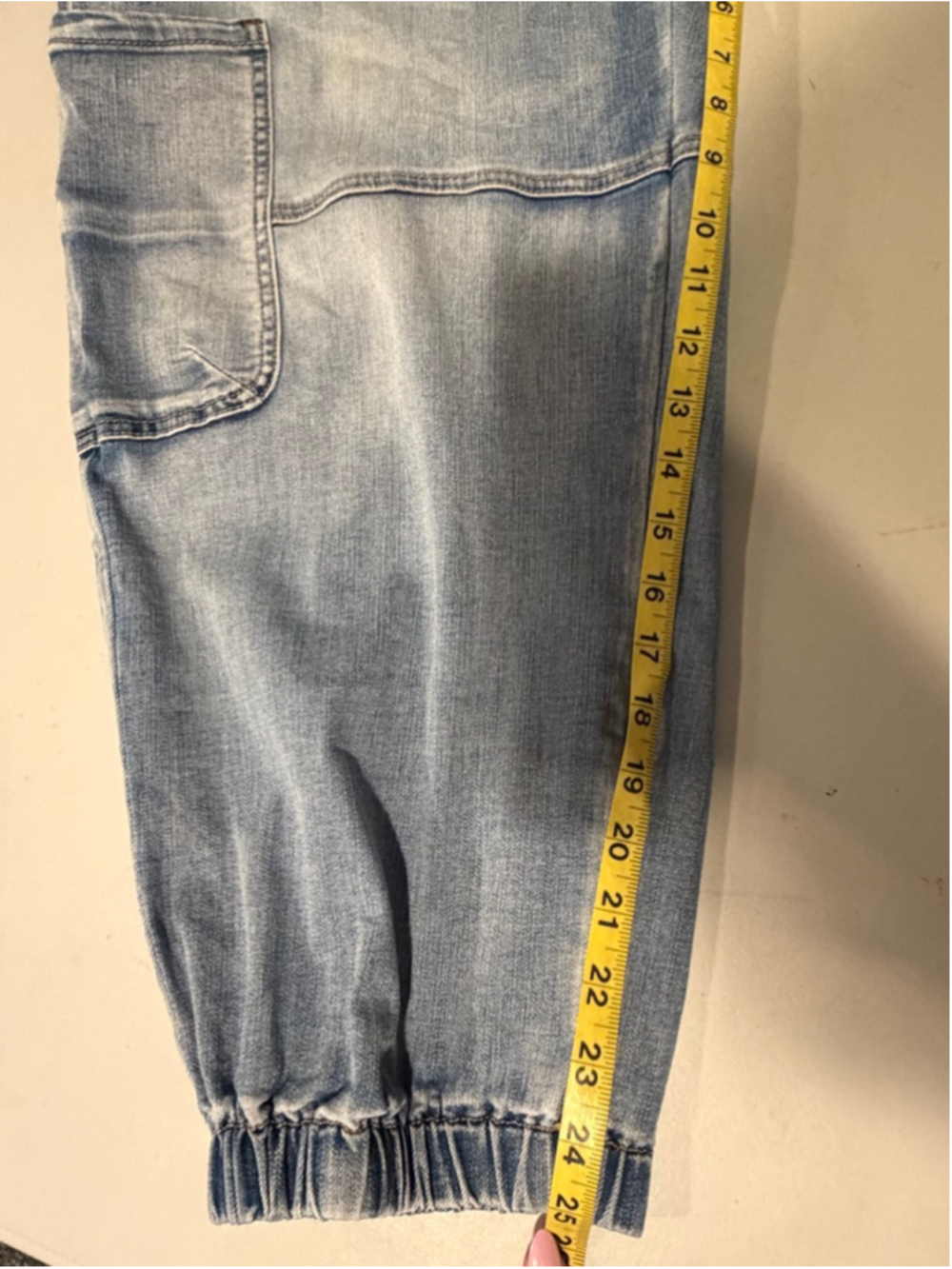 Women's FLAMINGALS Blue Denim Ankle & Cropped Jeans 3XL - Picture 9 of 9